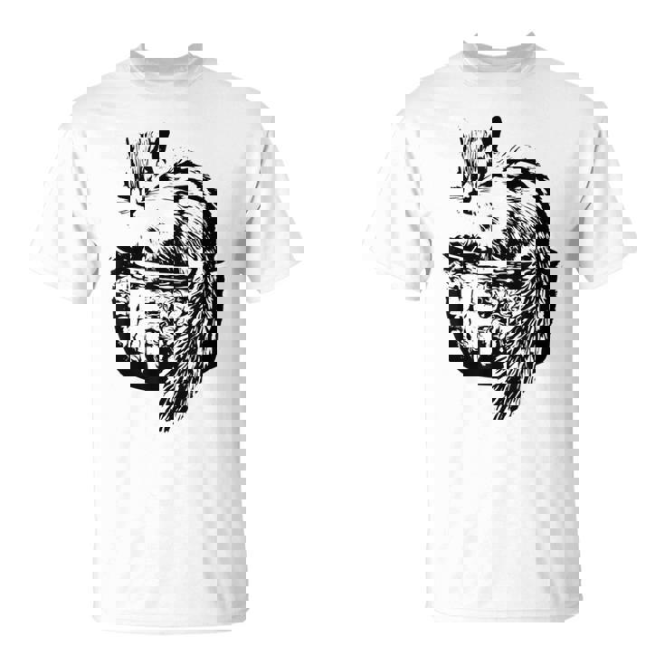 リスちゃん リス シマリス モチーフ げっ歯類 動物 カラフル デザイン Tシャツ