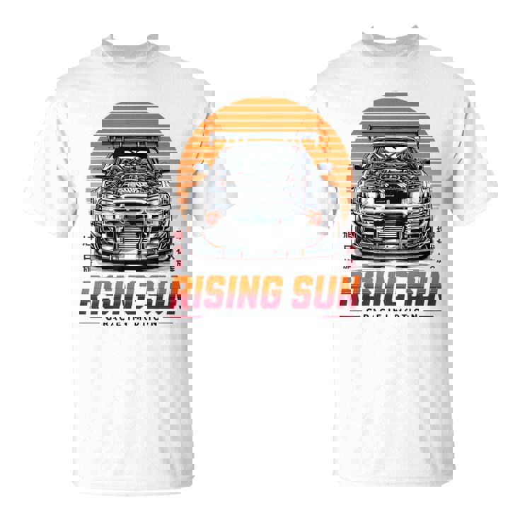 レトロ ヴィンテージ ジャパニーズjdm 東京ジャパン ドリフトレーシング サンカー Tシャツ