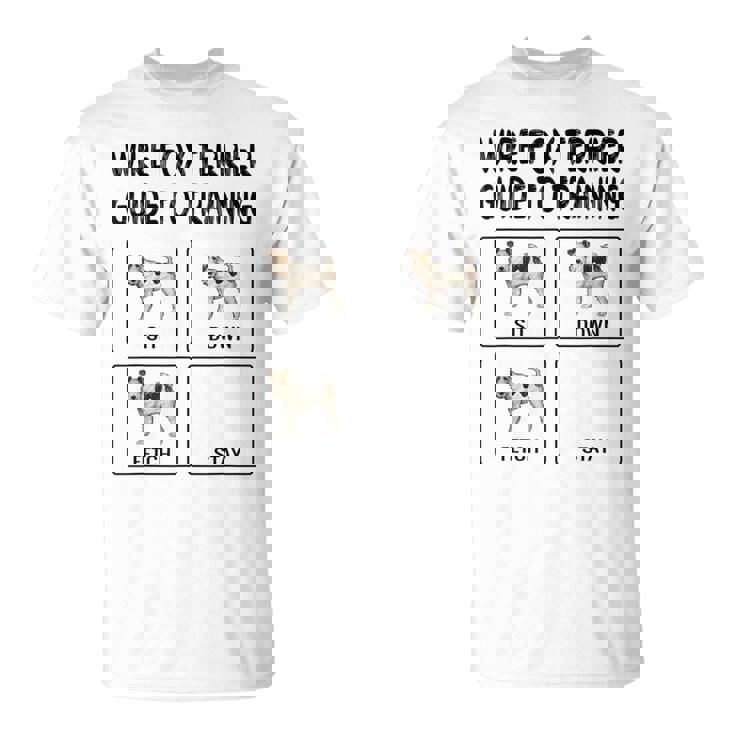 ワイヤーフォックステリアガイド 犬の服従を訓練する Tシャツ