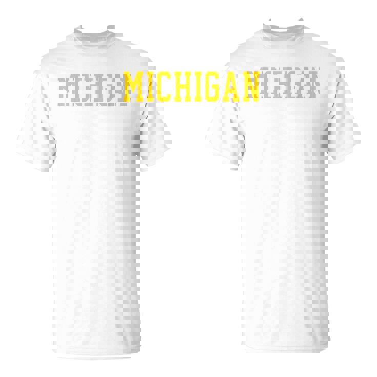 ヴィンテージ ミシガン メンズ ミシガン レディース レトロ ゴールド Tシャツ