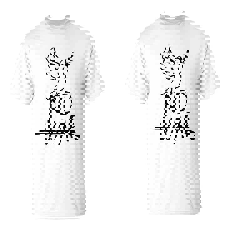 不戦の鳩 世界平和の象徴 ホープ・ハーモニー・フェスティバル No War Dove Of Wolrd Peace 長袖tシャツ Tシャツ