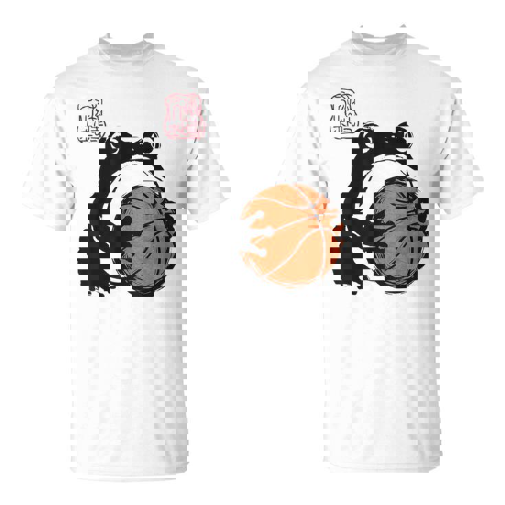 不機嫌そうなカエル 面白い バスケットボール アニメ 日本語 Tシャツ
