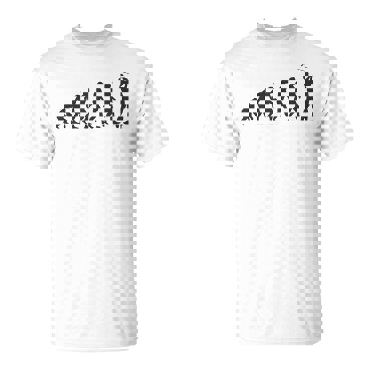 人類の進化 ネタ ゴルファー ゴルフ ゴルフ好き ゴルフファン おもしろ ゴルフ部 Tシャツ
