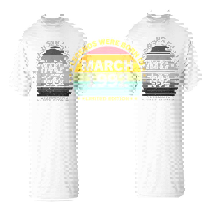 伝説は1992年3月に誕生した 34歳の誕生日 Tシャツ