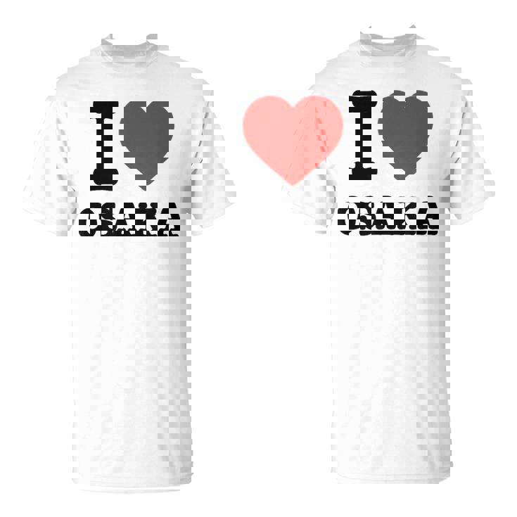 大阪大好き I Love Osaka Tシャツ