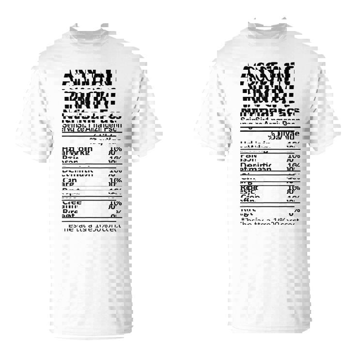 教頭栄養成分表おかしい Tシャツ