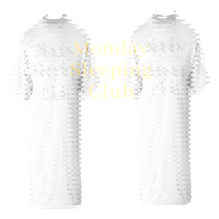 月曜日の睡眠クラブ 長袖tシャツ Tシャツ