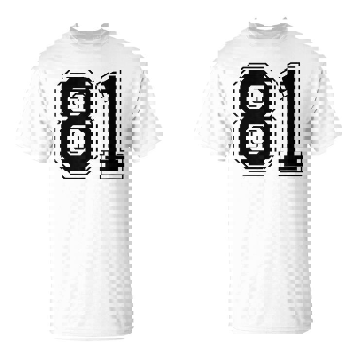 番号 81 Tシャツ