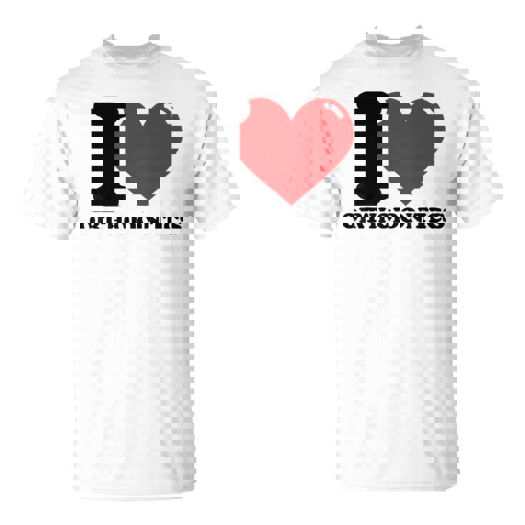 私は歯科矯正が大好きです Tシャツ