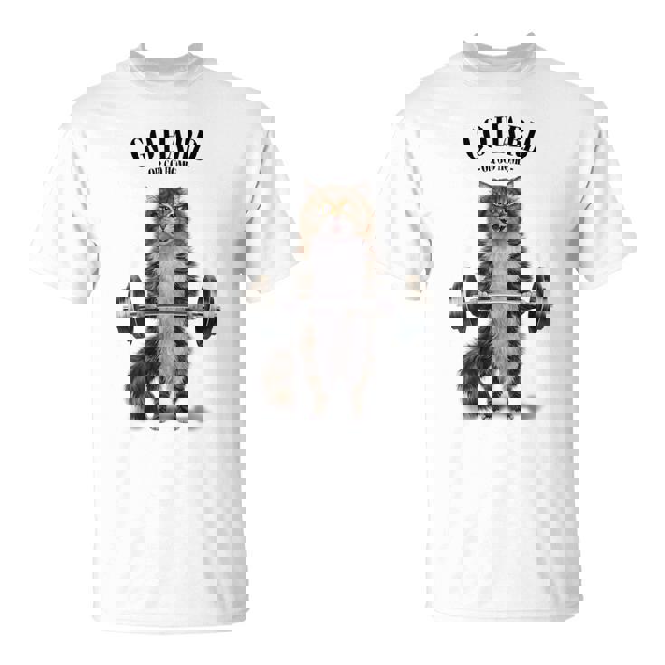 筋トレ ジム やる気がないなら家に帰れ トラ猫 ねこ Tシャツ