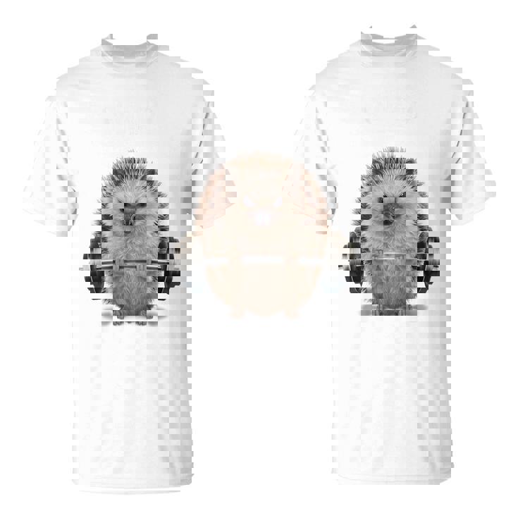 筋トレ ジム やる気がないなら家に帰れ ハリネズミ Tシャツ