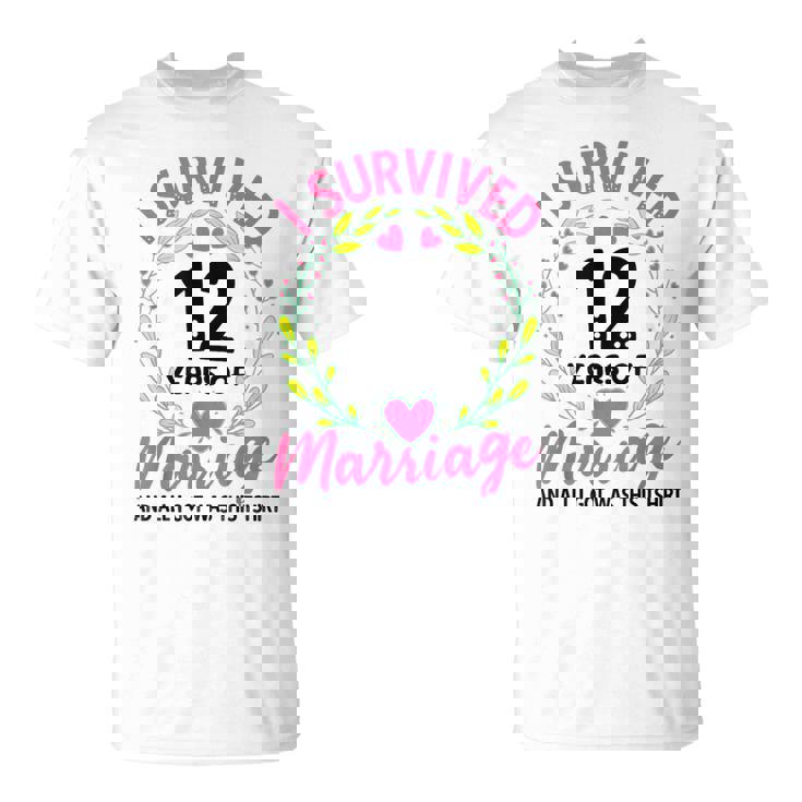 結婚12年 結婚12周年 Tシャツ