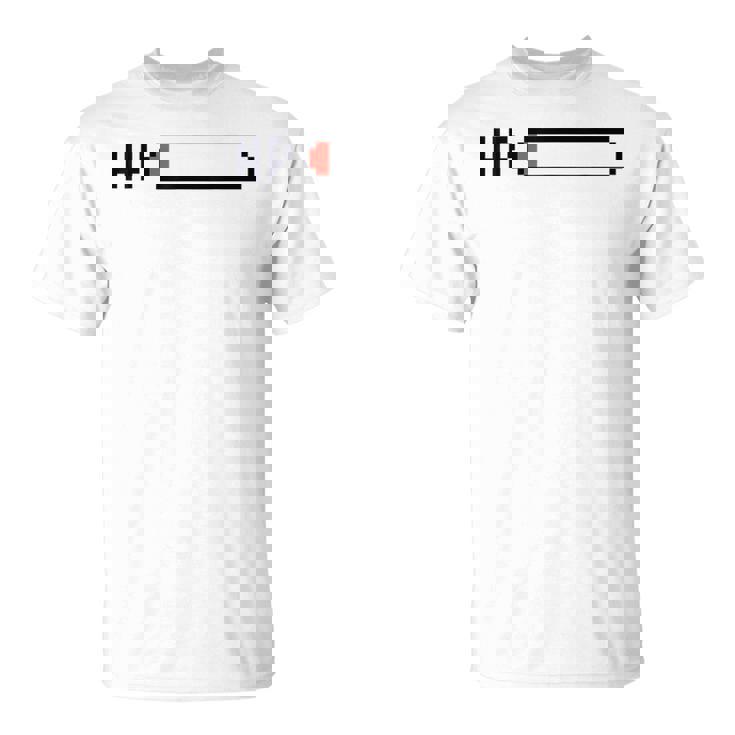 絶不調を伝える ピクセルアートパロディデザイン Tシャツ