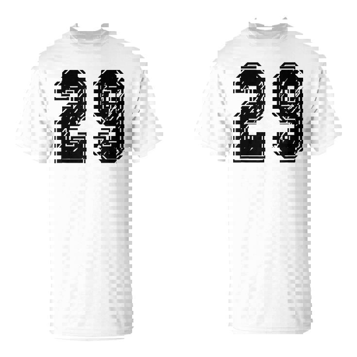 背番号 29 チーム短大スポーツ背番号付きユニフォーム Tシャツ