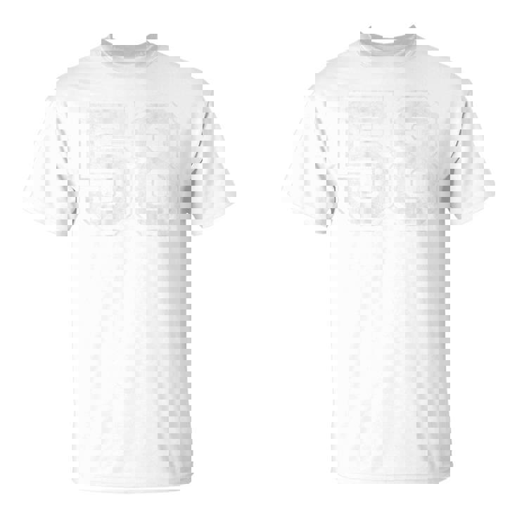 背面に58番。 Tシャツ