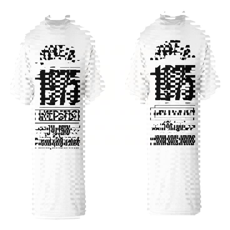 限定版 1975年 誕生日 1975年 1975年生まれ Tシャツ