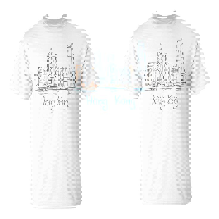 香港旅行 お土産 歴史的都市 ランドマーク ギフト Tシャツ
