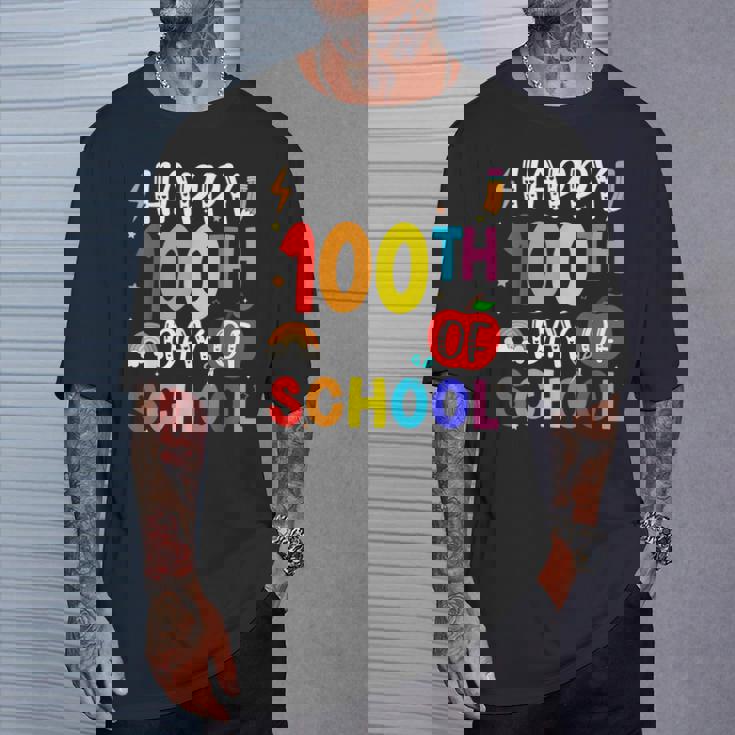 100th Day Of School Teachers Students 100 Days Of School T-Shirt Gifts for Him