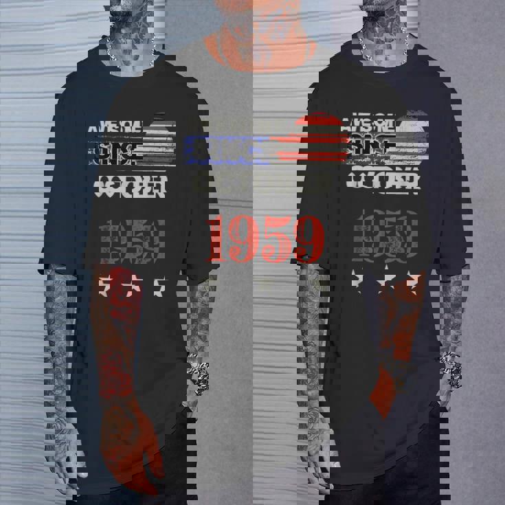 1959年以来素晴らしいヴィンテージアメリカ国旗クラシック1959年10月。 Tシャツ 彼への贈り物