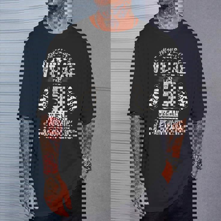 1972年生まれの男性の面白い51歳の誕生日 第51章 Tシャツ 彼への贈り物