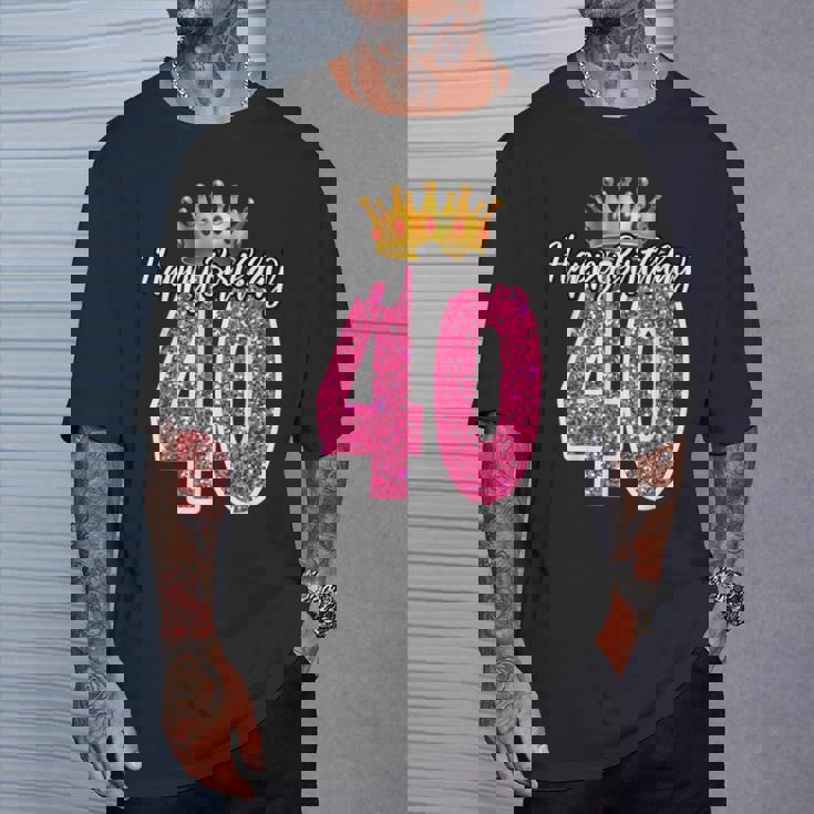 40歳 ハッピーバースデー キュート 40歳 誕生日 マッチング Tシャツ 彼への贈り物