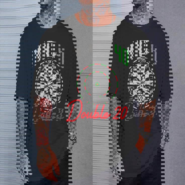 40歳の誕生日ダーツプレーヤー 40歳ダーツ Tシャツ 彼への贈り物