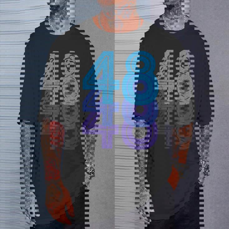 48ラッキーナンバー48歳の誕生日のスポーツチーム Tシャツ 彼への贈り物