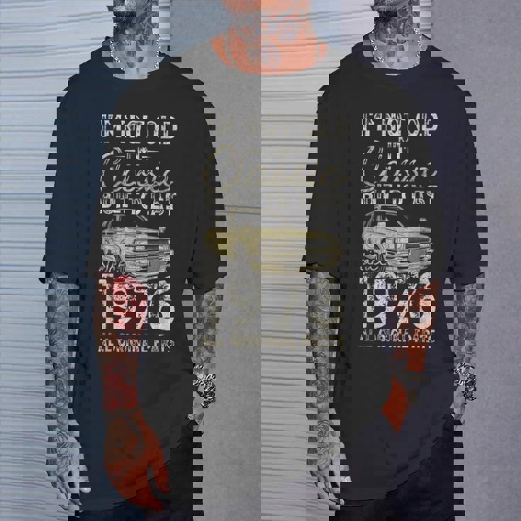 50 歳の誕生日、1976 年以来、クラシックカー、50 歳 Tシャツ 彼への贈り物