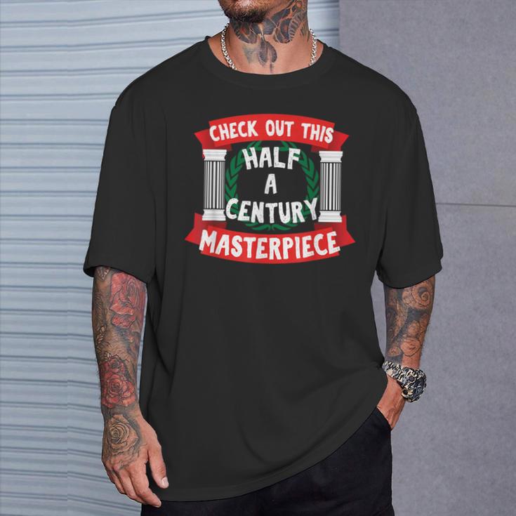 50E Anniversaire De Chef-D'œuvreieux D'un Demi-Siècle T-Shirt Cadeaux pour lui