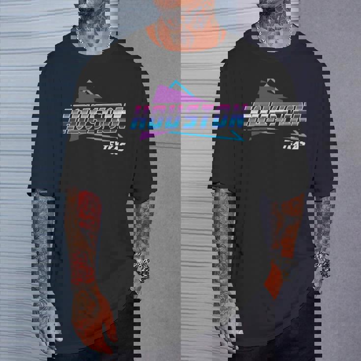 80S Houston 80年代ヒューストン 長袖tシャツ Tシャツ 彼への贈り物