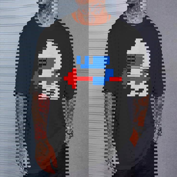 8ビット80年代レトロクラシックビデオゲームキャラクターダグヒーロー Tシャツ 彼への贈り物