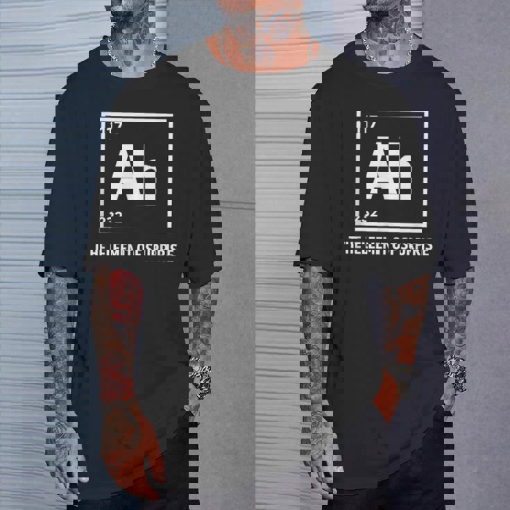 Ah The Element Ofurprise Chemistrycience Humor Tシャツ 彼への贈り物