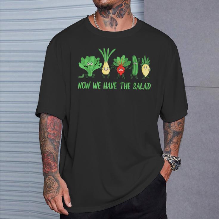 Now We Have Thealad Männchen Denglischerpruch Lustig Fun T-Shirt Geschenke für Ihn
