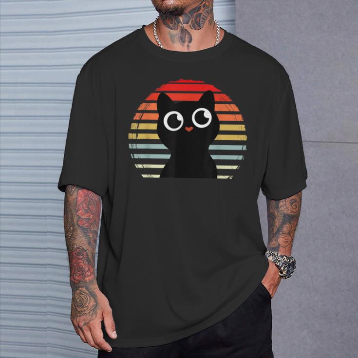 Amantes Lindos Del Gato De Laendimia Camiseta unisex Regalos para él