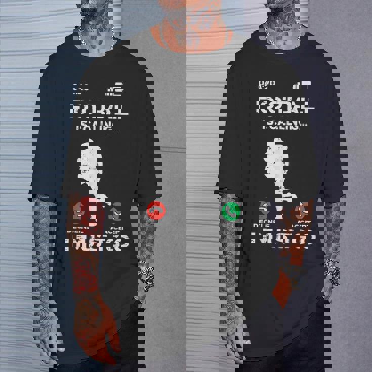 American Football Calling I Must Go ファニーコーチ メンズ レディース Tシャツ 彼への贈り物