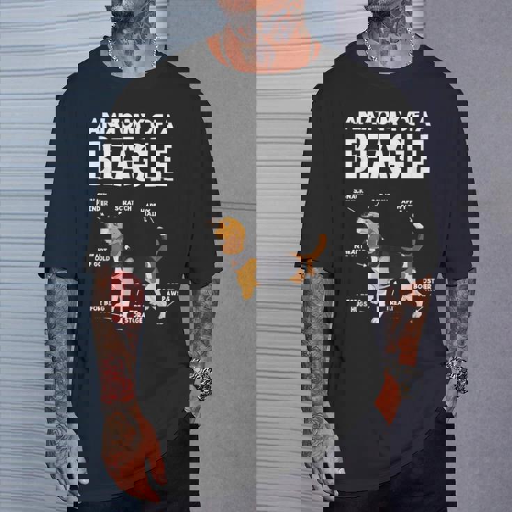 Anatomy Of A Beagle ファニービーグル Tシャツ 彼への贈り物