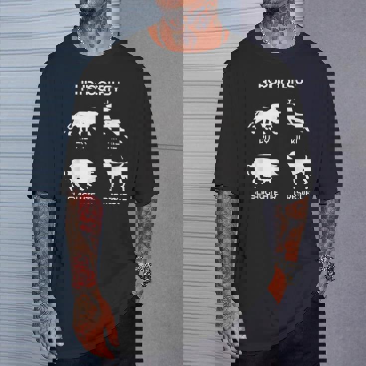 Animal Rights Hypocrisyegan Tシャツ 彼への贈り物