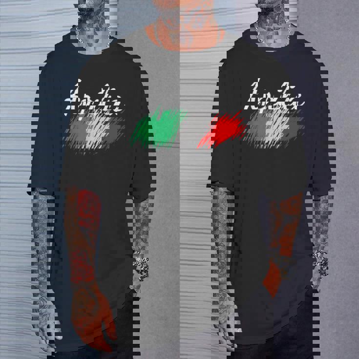 Aprilia イタリア 国旗 イタリア お土産 贈り物 お揃い イタリアン Tシャツ 彼への贈り物