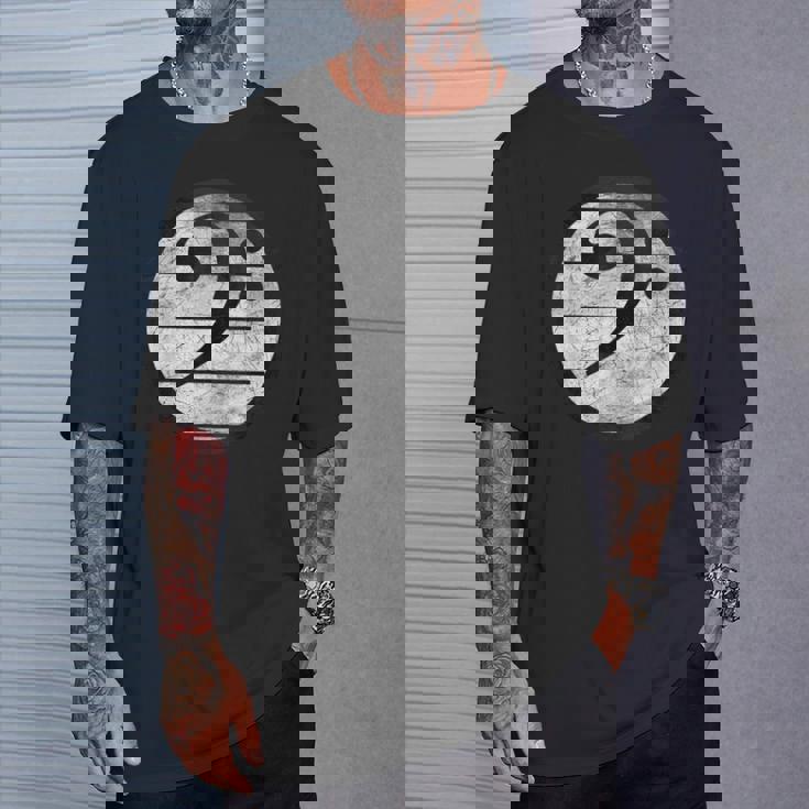 Bass Clef Classical Music Clave Clé De Fa ヘ音記号 Tシャツ 彼への贈り物