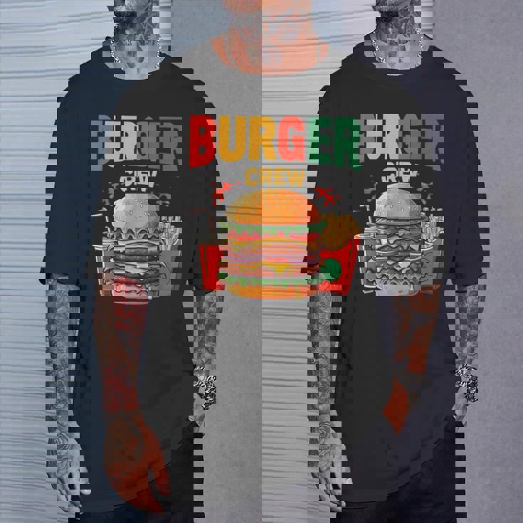 Berger Crew Hamburger Cheeseburger Fast Food Lovers Tシャツ 彼への贈り物