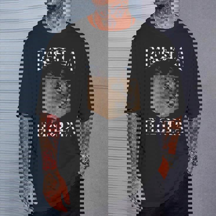 Big Floppa カラカルキャットミーム Raise A Floppa 長袖tシャツ Tシャツ 彼への贈り物