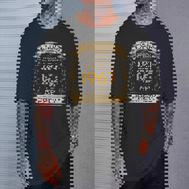 Birthday Legends Were Born Ins March 1967 Tシャツ 彼への贈り物