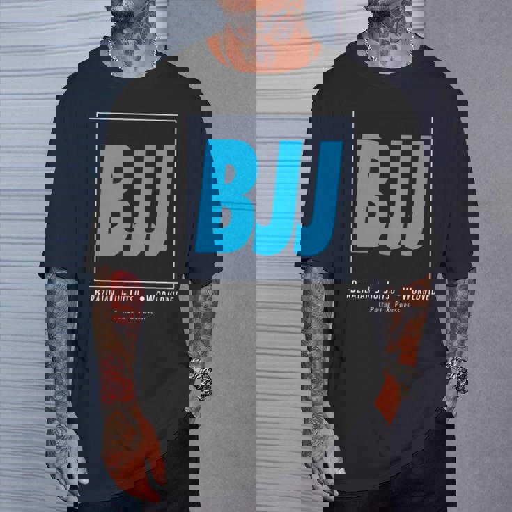 Bjj ブラジリアン柔術アート グラップリング&総合格闘技用 長袖tシャツ Tシャツ 彼への贈り物