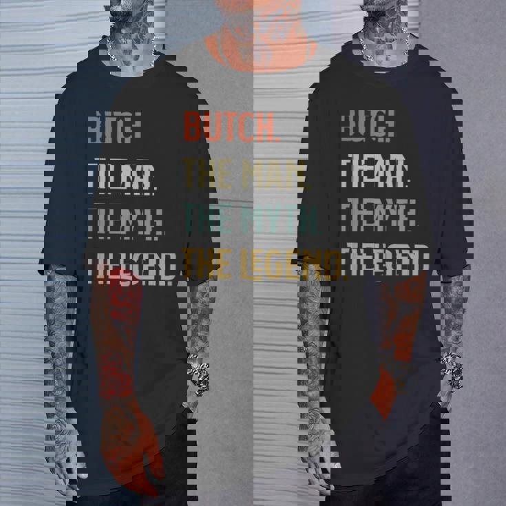 Butch The Man Myth And Legend ファニーネーム カスタマイズ可 Tシャツ 彼への贈り物