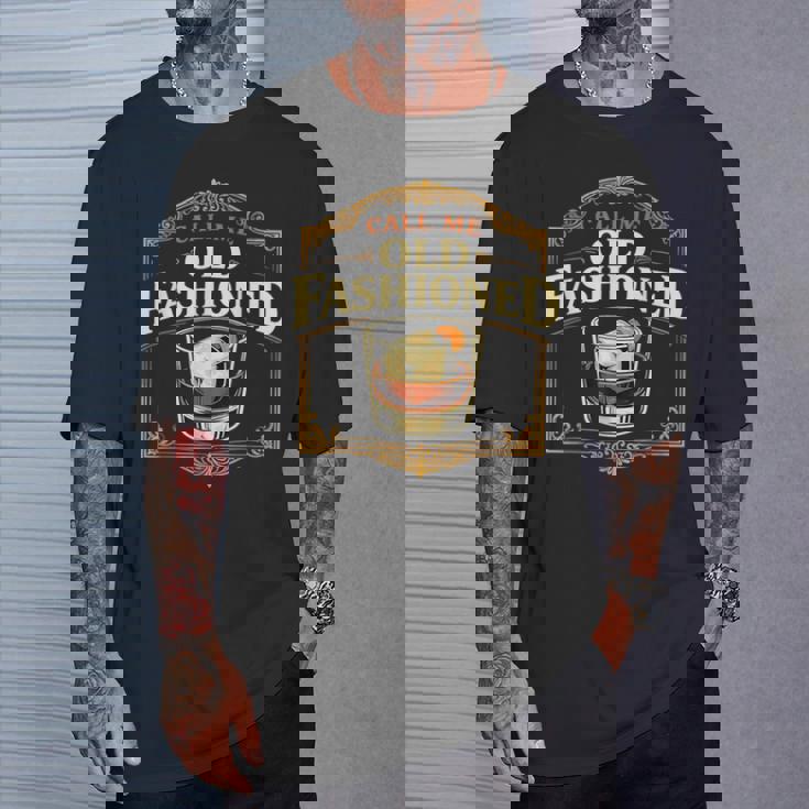 Call Me Old Fashioned Whiskey カクテル ドリンク ミクソロジスト Tシャツ 彼への贈り物