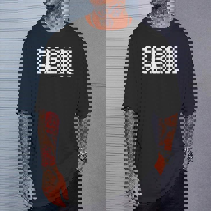 Carol アイディア ファーストネーム キャロル Tシャツ 彼への贈り物