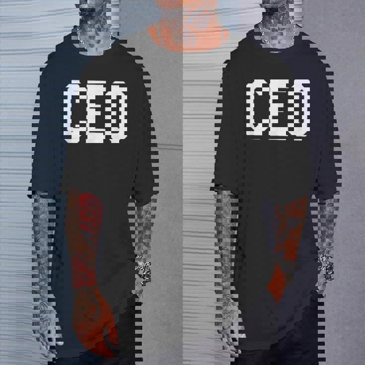 Ceo 最高経営責任者 ボス Tシャツ 彼への贈り物