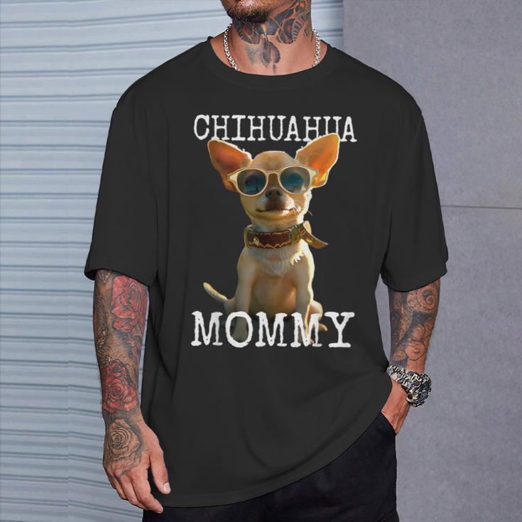 Chihuahua Mommy チワワ ママ ママ 母の日 ママ おもしろ チワワ Tシャツ 彼への贈り物