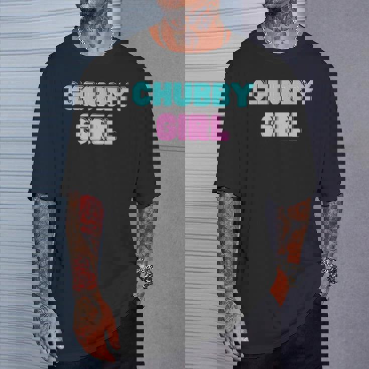 Chubby Girl 長袖tシャツ Tシャツ 彼への贈り物