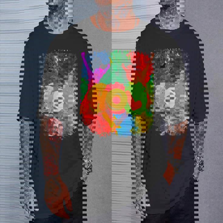 Color Mashup Wild Celebrations Happy Holi Tシャツ 彼への贈り物